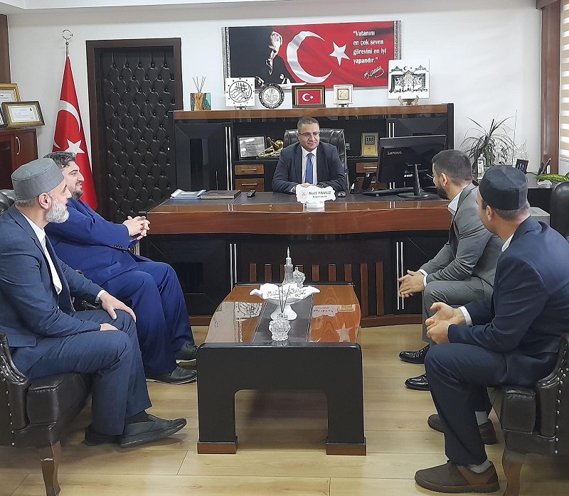 Fatih Sultan Mehmet Eğitim ve Yardımlaşma Vakfı Başkanı Şahin Kaymakam Yavuz'u Ziyaret Etti.